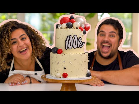 🍰 Middle Eastern INSPIRED Cake To Celebrate 100K Subscribers