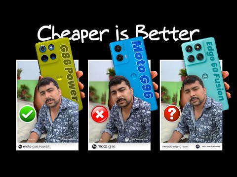 Moto G86 Power vs Moto G96 vs Moto Edge 60 Fusion - Full Camera Comparison test