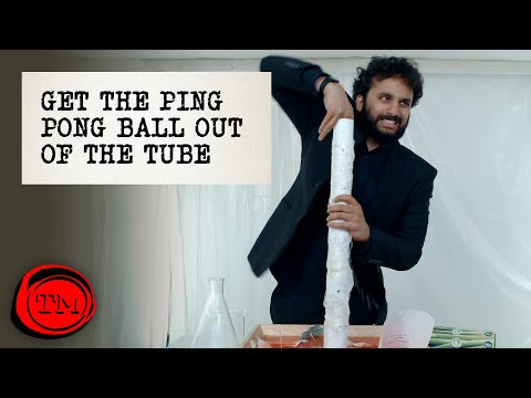 Remove the Table Tennis Ball from the Pipe | Full Task | Taskmaster