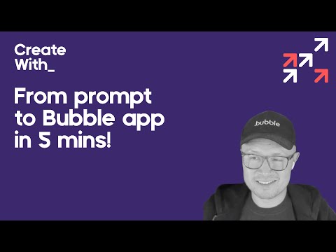 Bubble developer tries out Bubble's new AI app generator