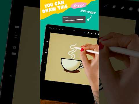 Coffee Drawing ☕️ #SpringOnYoutube #artwithflo