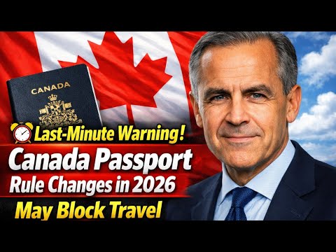 ⏰ Last-Minute Warning! Canada Passport Rule Changes in 2026 May Block Travel