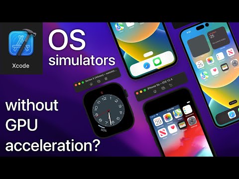iOS, watchOS, and tvOS simulators without GPU acceleration?