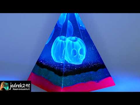 Halloween 3D Hologram Project from Clear Epoxy / RESIN ART