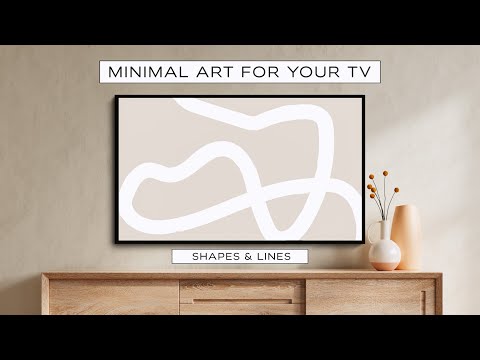 TV Art Screensaver: Minimal, Line Art, & Modern lines TV Background | 4K #minimal #screensaver