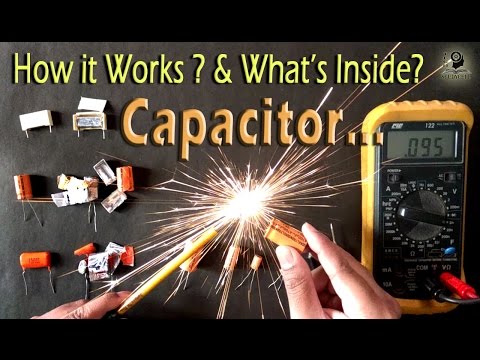 How a Capacitor works in a circuit / Both in AC & DC current