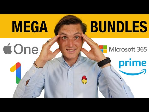 Mega Bundles - Apple One, Google One, Amazon Prime, Microsoft 365