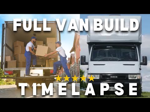 THE BEST VAN BUILD TIMELAPSE IN 15 MINS - Box van conversion