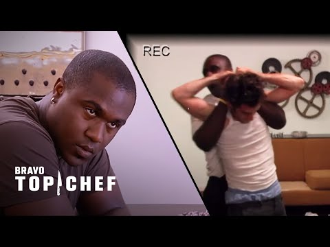 Cliff Gets Disqualified For Trying to Shave Marcel's Hair | Top Chef: Los Angeles