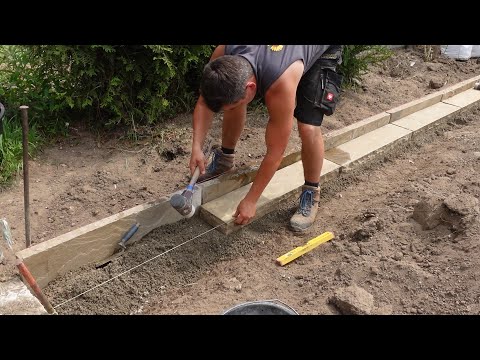 Randsteine setzen | Anleitung