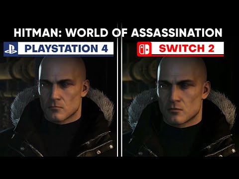 Hitman: World of Assassination - PS4 vs Switch 2 (Graphics Comparison)