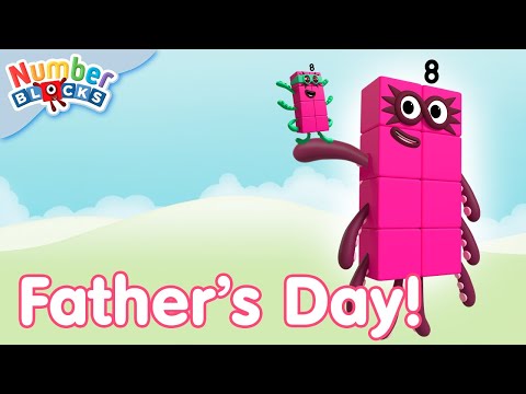 Father's Day Heroes with Octoblock! 🦸 | Counting for Kids | @Numberblocks