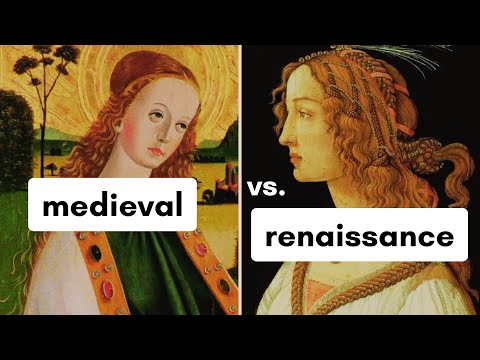 Medieval vs Renaissance:  What's the difference?  Art History 101