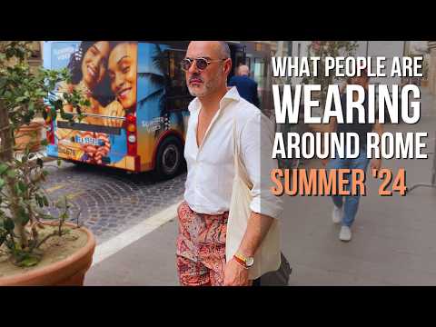 What People are Wearing Around Rome, Summer 2024 #streetstyle #summerfashion2024