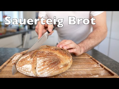 Sauerteig selber machen wir backen ein Sauerteigbrot – einfaches Rezept