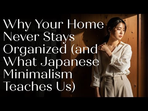 Why Your Home Never Stays Organized (and What Japanese Minimalism Teaches Us)