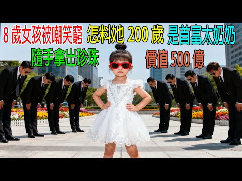 8歲女孩被嘲笑窮，怎料她200歲，是首富太奶奶，隨手拿出珍珠，價值500億美刀！