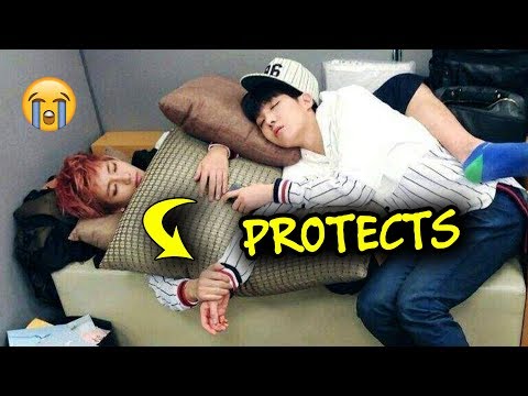BTS protecting and supporting each other 😭