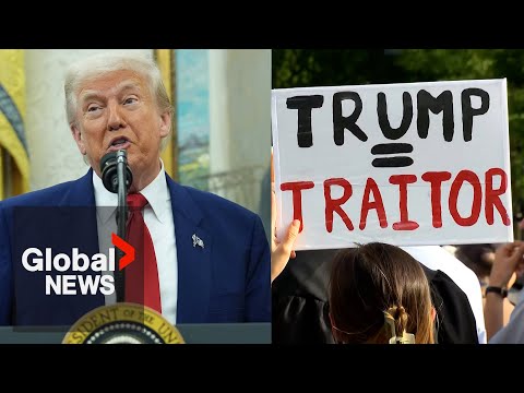 Trump says "disaster" Harvard should have 15% cap on foreign students