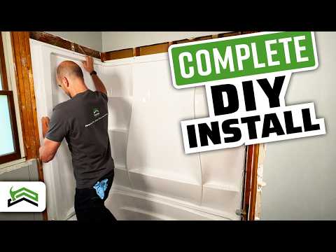 How To Install A Bath And Shower Surround | Delta Classic 400
