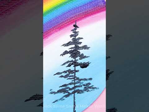 The Easiest Rainbow Painting Hack Ever! 🌈 #Painting #Hacks #Crafts