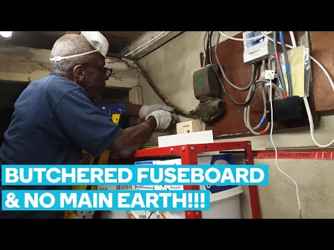 Butchered Fuseboard 🤦🏿‍♂️AND No Main Earth For 40 Years!!! | Fault Find and Repair