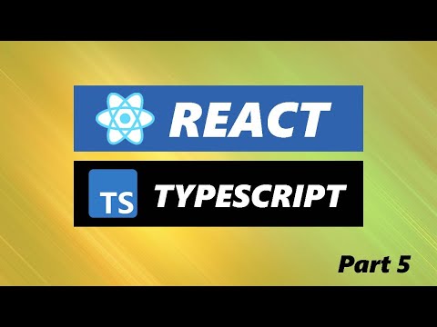 React Typescript Tutorial - Todo list project - Part 5