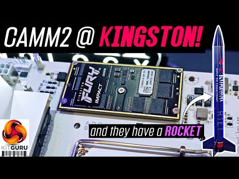 Computex 2025: Kingston's CAMM2, Cache and a Rocket!