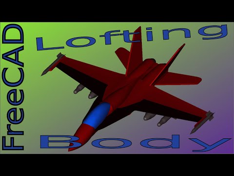 Make an F18 In FreeCAD Video 1: Lofting Discussion |JOKO ENGINEERING|