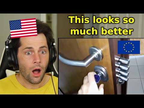 American Reacts to European Doors vs. American Doors