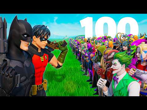 100 Villains vs Batman