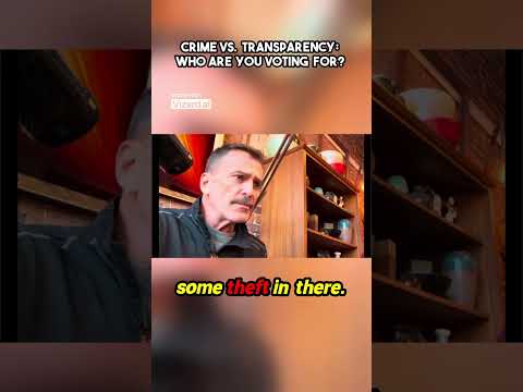 Crime vs  Transparency  Who Are You Voting For
