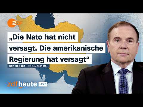 Iran-Krieg: Warum Trump sich verkalkuliert hat | Ex-US-General Ben Hodges bei ZDFheute live