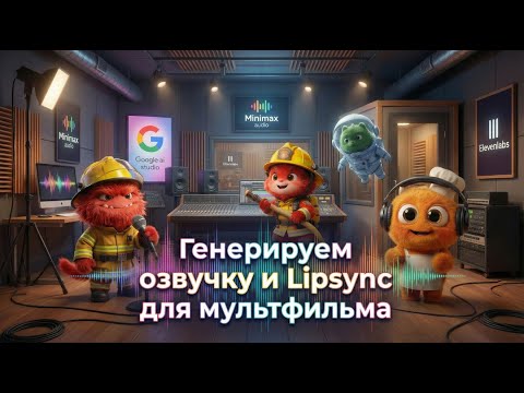 Создаём мультфильмы бесплатно | Нейросети | Озвучка и Lipsync