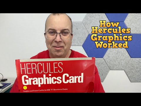 How the Hercules Graphics Card Worked