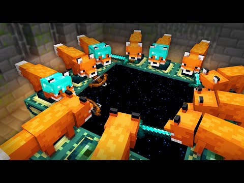 😱 Майнкрафт, но ЛИСЫ Проходят Майнкрафт За Тебя