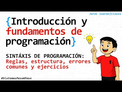 Guía Completa de Sintaxis en Programación | Reglas, Estructura, Errores Comunes y Ejercicios