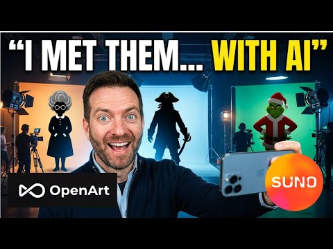 Walk onto Famous Movie Sets & Meet Characters with AI