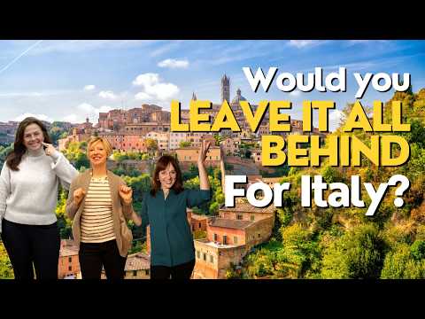 3 women moved to Siena, Italy... this is how their life has changed