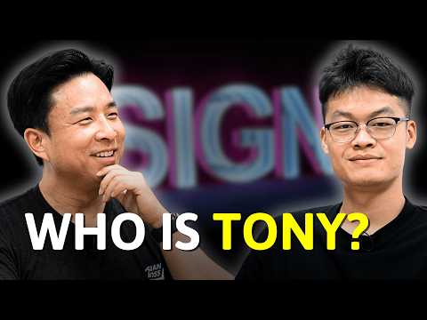 We Interviewed The Most Viral Man From China (LC Sign Tony)