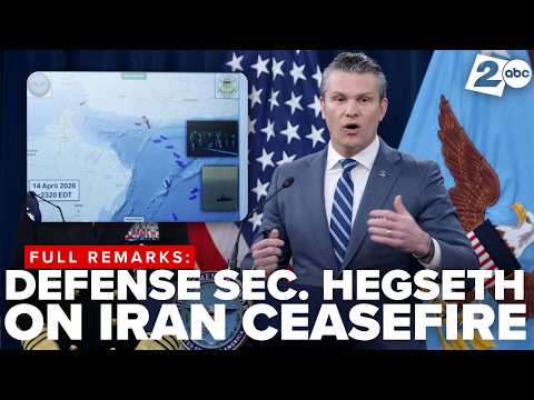 PENTAGON IRAN BRIEFING: US Defense Sec. Pete Hegseth on resources, power as ceasefire nears expiry
