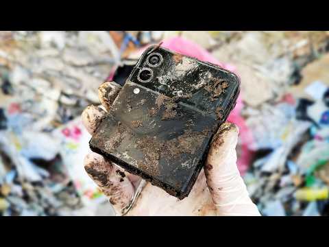 How i Restore Samsung Galaxy Flip 3 | 🥰 So Lucky, Found A Lot Of Phones