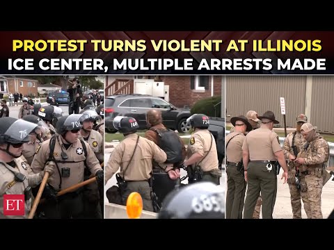 'SHUT IT DOWN': Protesters heckle National Guard at Illinois ICE facility | US Immigration Crackdown