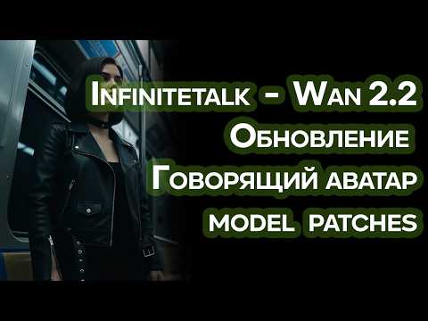 Создание говорящего аватара. Интеграция Infinite Talk с Wan 2.2 Remix NSFW. Обновление Infinite Talk