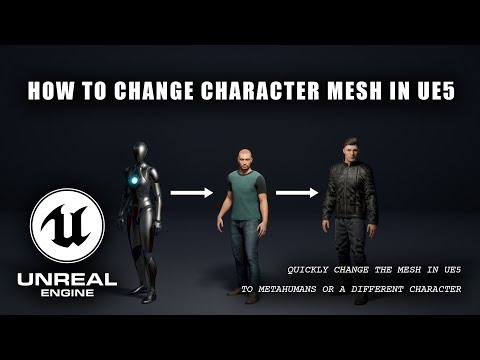 How To Change Character Mesh In Unreal Engine 5 | Step by Step Tutorial