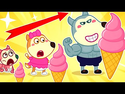 Magic Ice Cream Makes Wolfoo Super Strong🍦| Fun English Cartoon for Kids | Educational 2D Animation