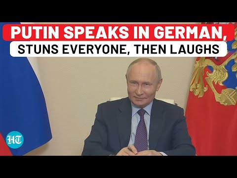 On Cam: Putin Speaks In German In Meeting, Stuns Everyone, Then Laughs - Watch What Happened| Russia