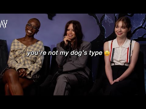 Wednesday cast being hilariously unfiltered for 5 minutes straight