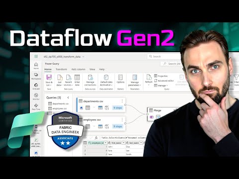 Microsoft Fabric Dataflow Gen2 Explained | DP-700 Exam Prep