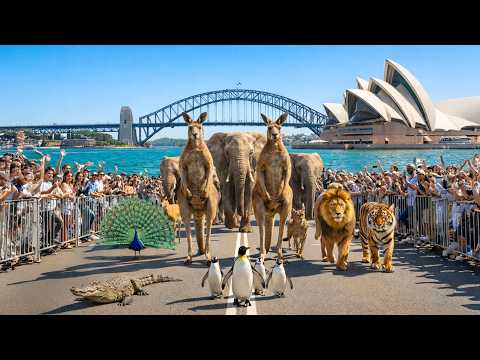 REAL ANIMAL PARADE 2026 IN AUSTRALIA 🦁🐘 | Live Wildlife Takes Over the Streets (Full Spectacular)